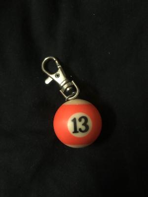 Billiards Keychain