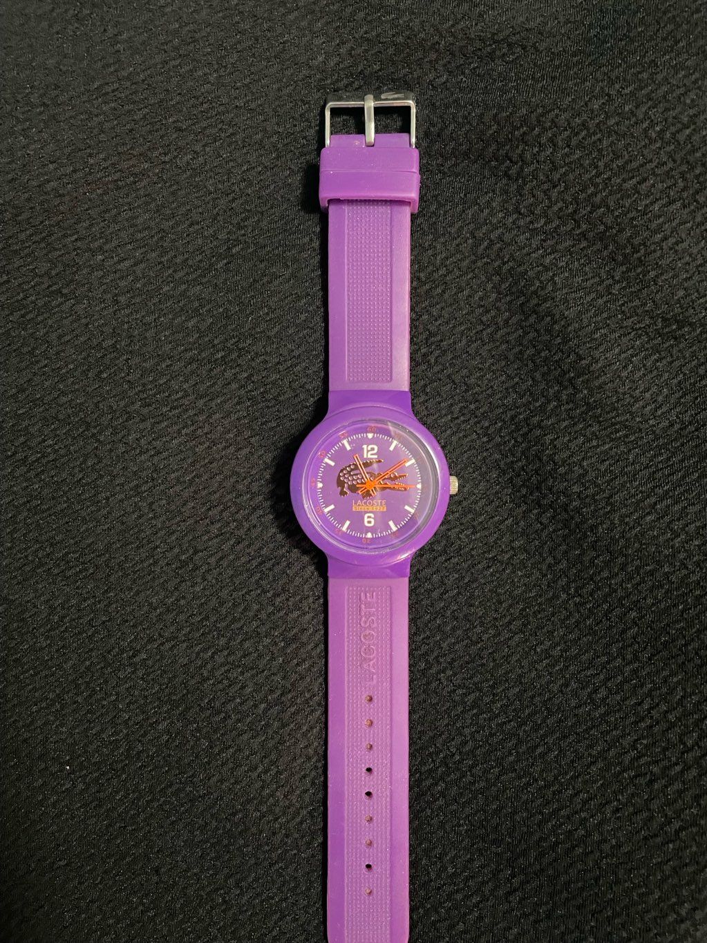 lacoste purple watch
