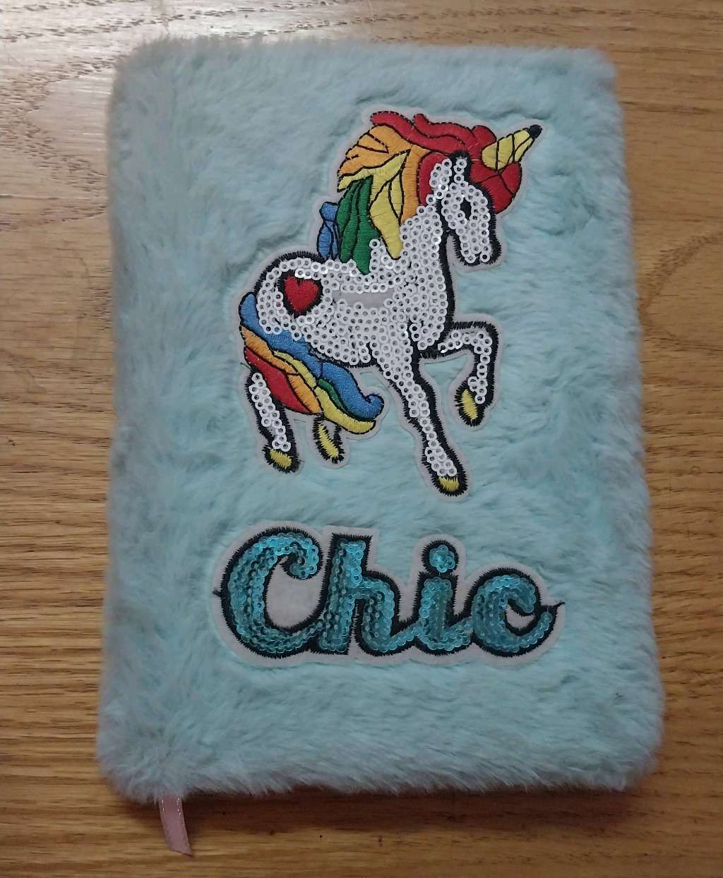 fluffy Notebook unicorn