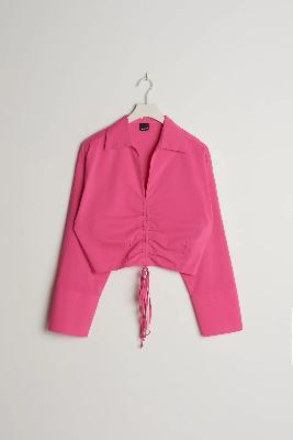 Cropped Fuschia Chemise
