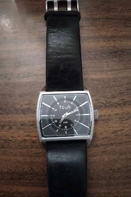 Leather watch