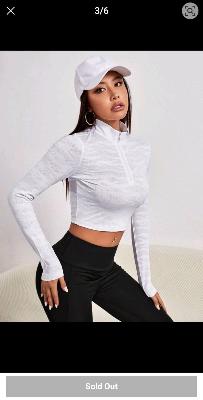 shein gym top