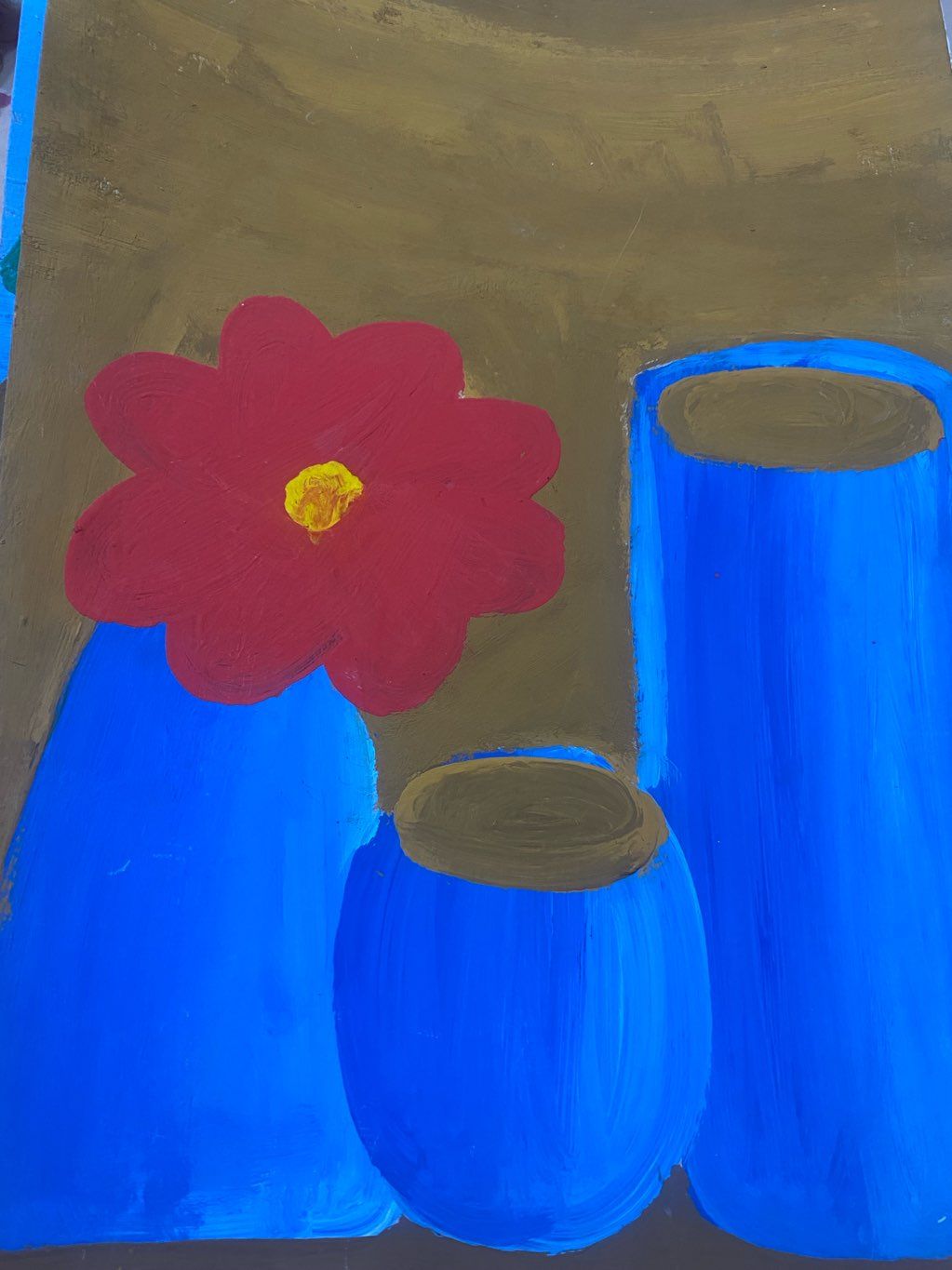 hand painted drawing
