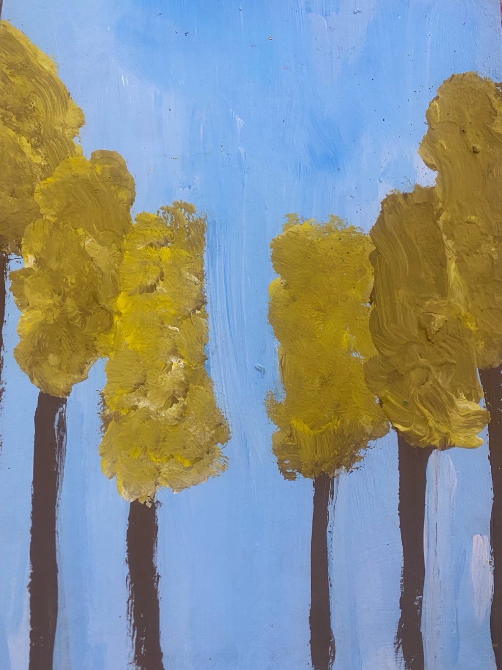 hand painted drawing