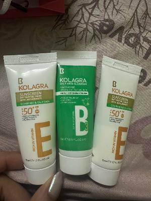 Kolagra cleanser + sunscreen