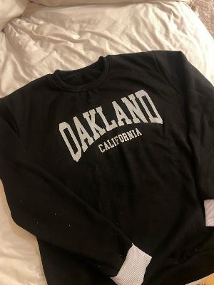 black oakland sweater