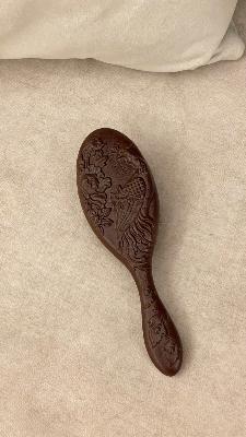 Shein wooden hair brush