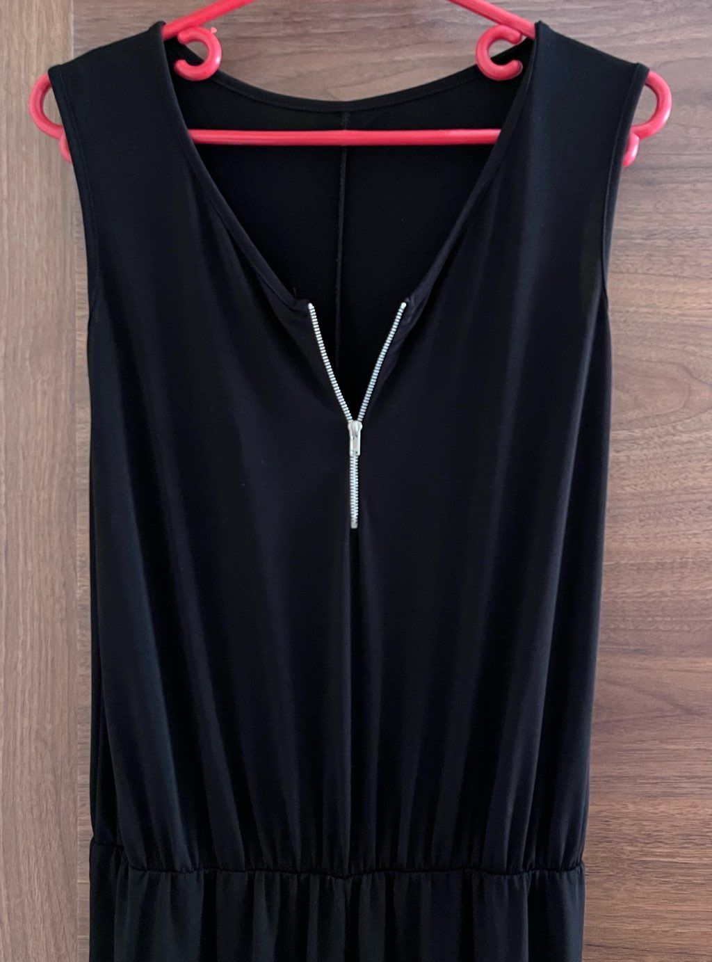 Black Zip-Up Jumpsuit