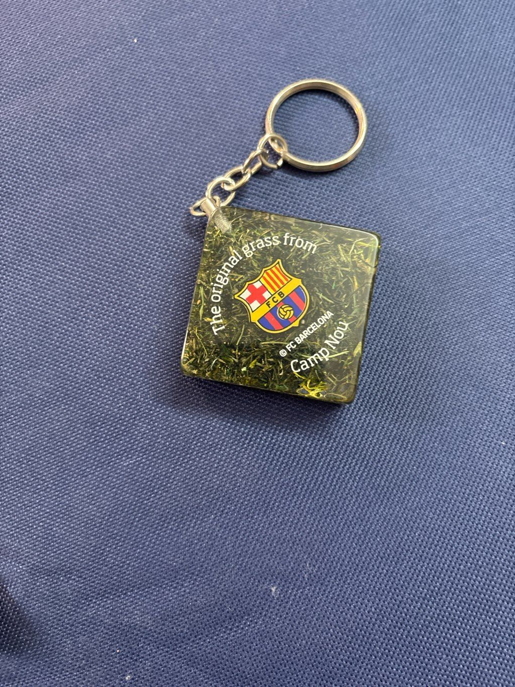 Orginal grass from camp nou