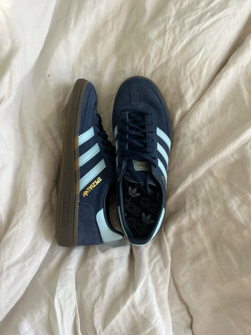 Navy blue sambas Mirror