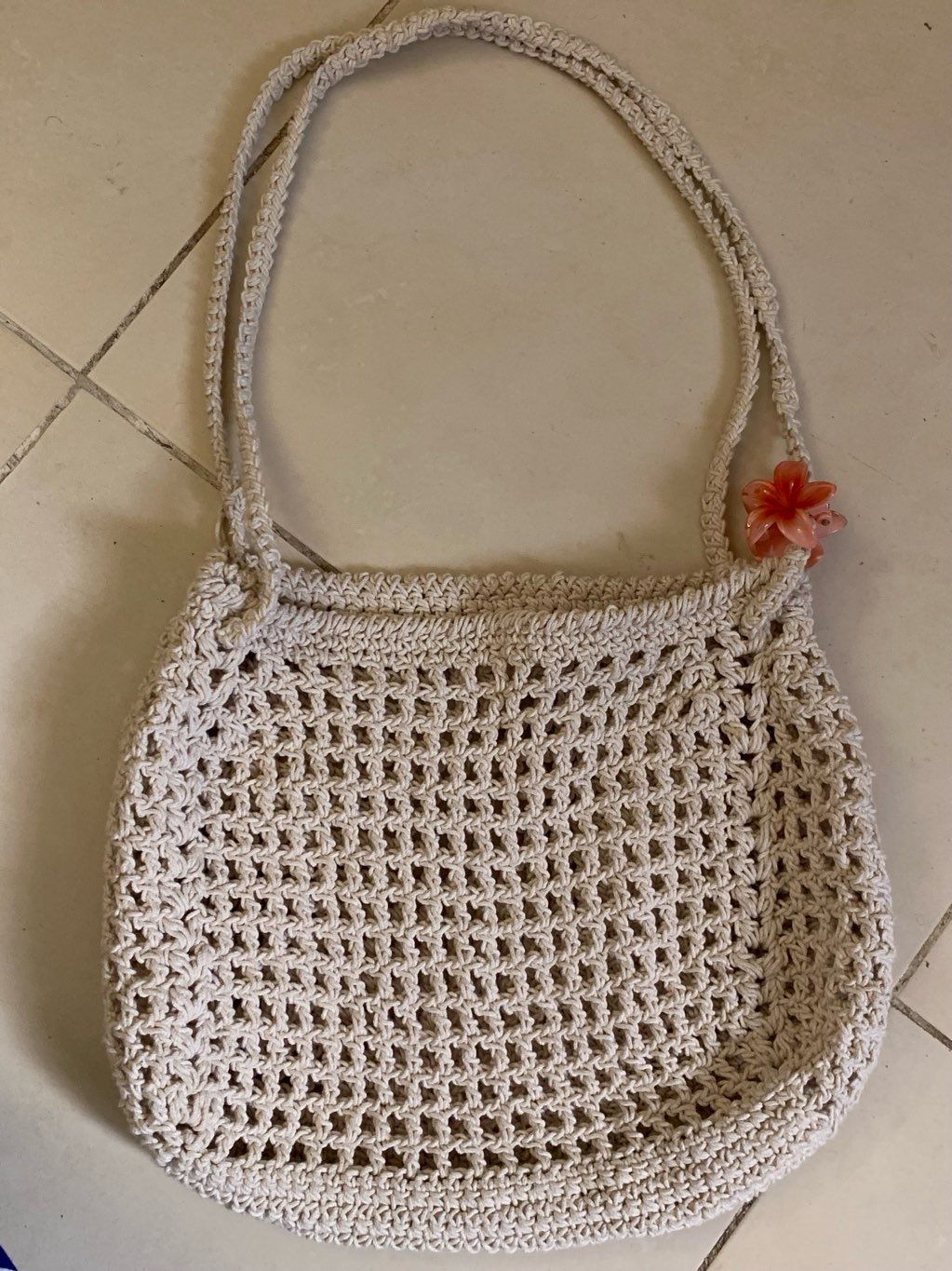 Crochet hand bag