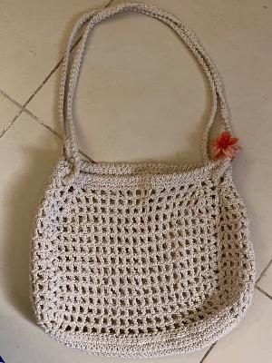 Crochet hand bag
