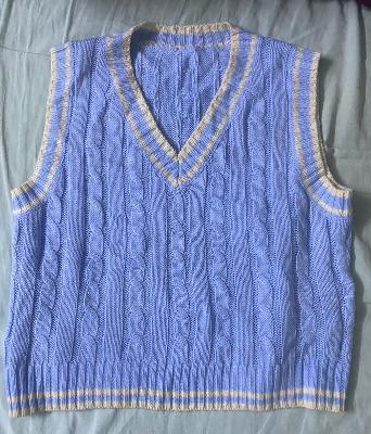 baby blue vest