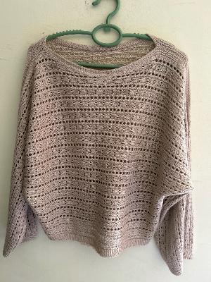 oversized mesh top