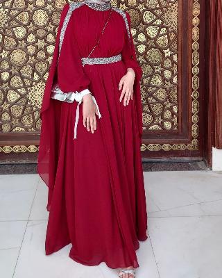 burgandy dress