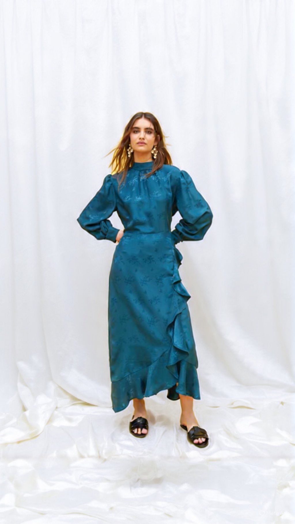 vintage satin Dress