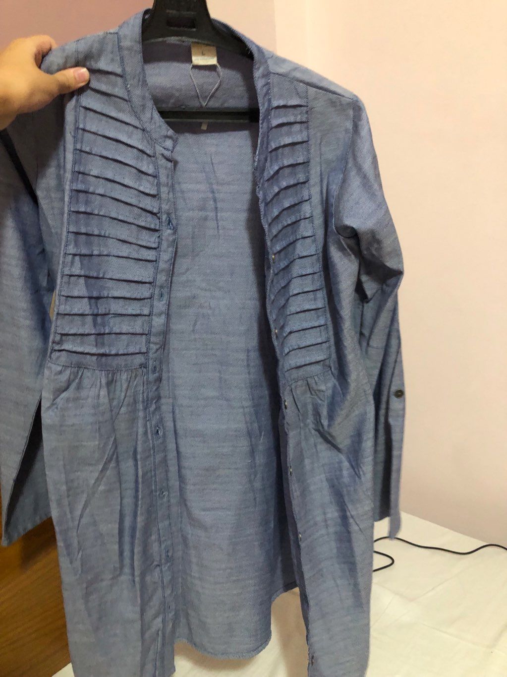 Blue chemise