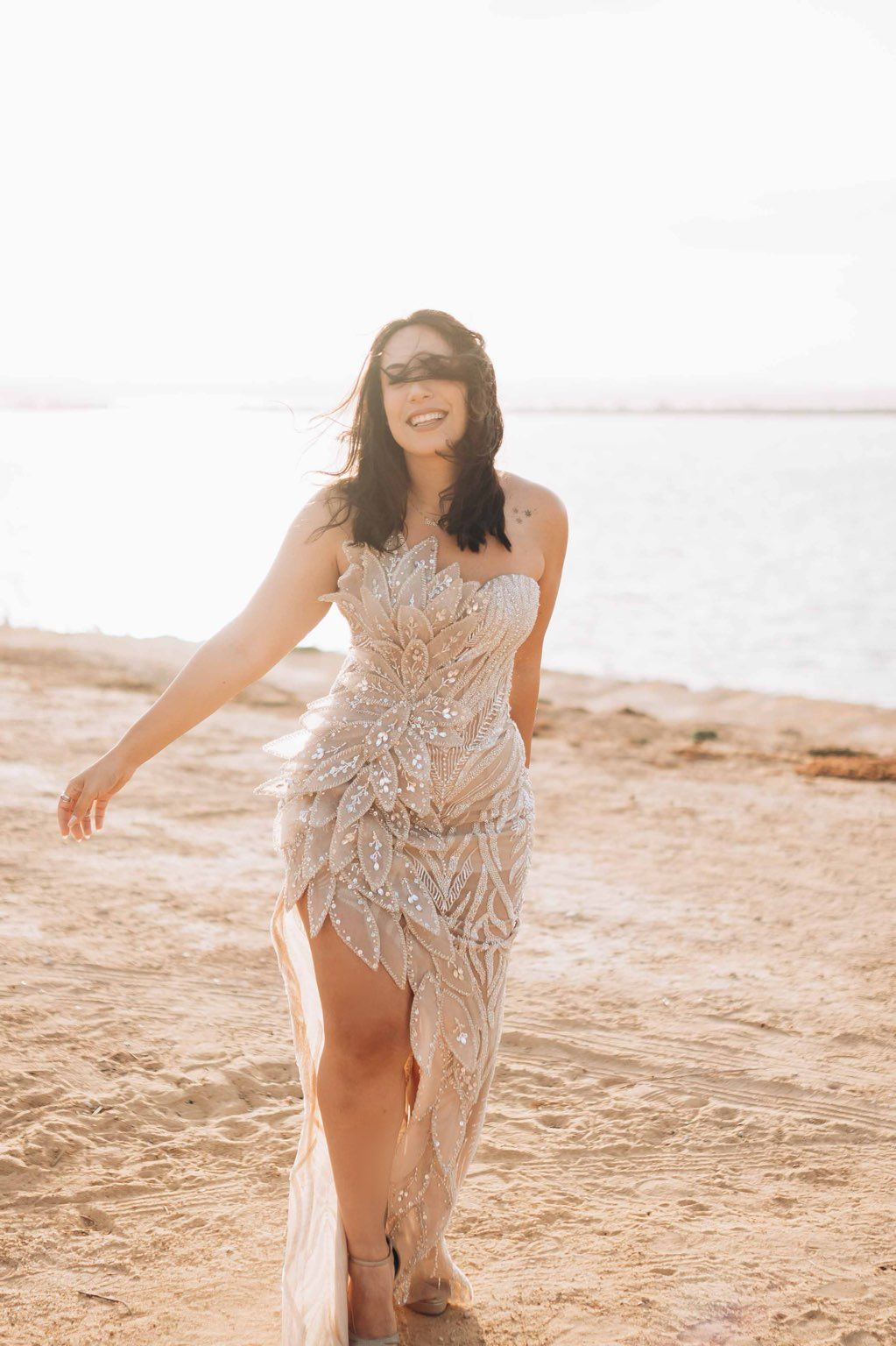 Golden Sister-of-the-Bride Dre
