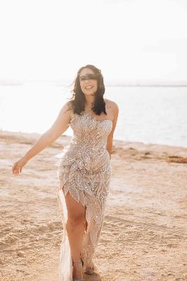 Golden Sister-of-the-Bride Dre