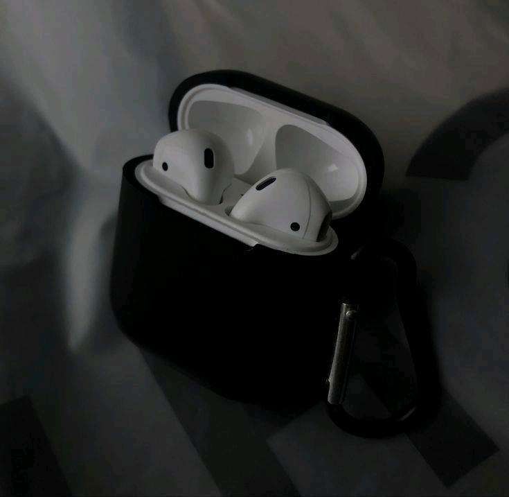 black airpods case