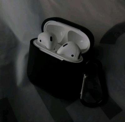 black airpods case