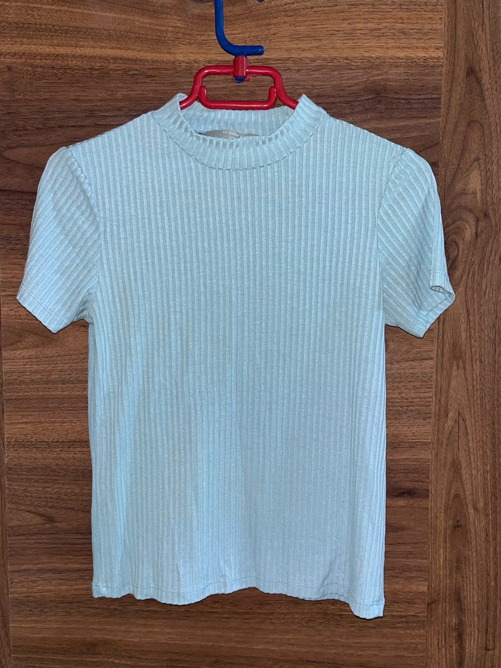 Baby blue basic top