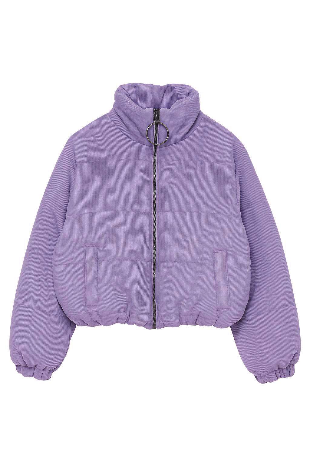 Lavender puffer jacket