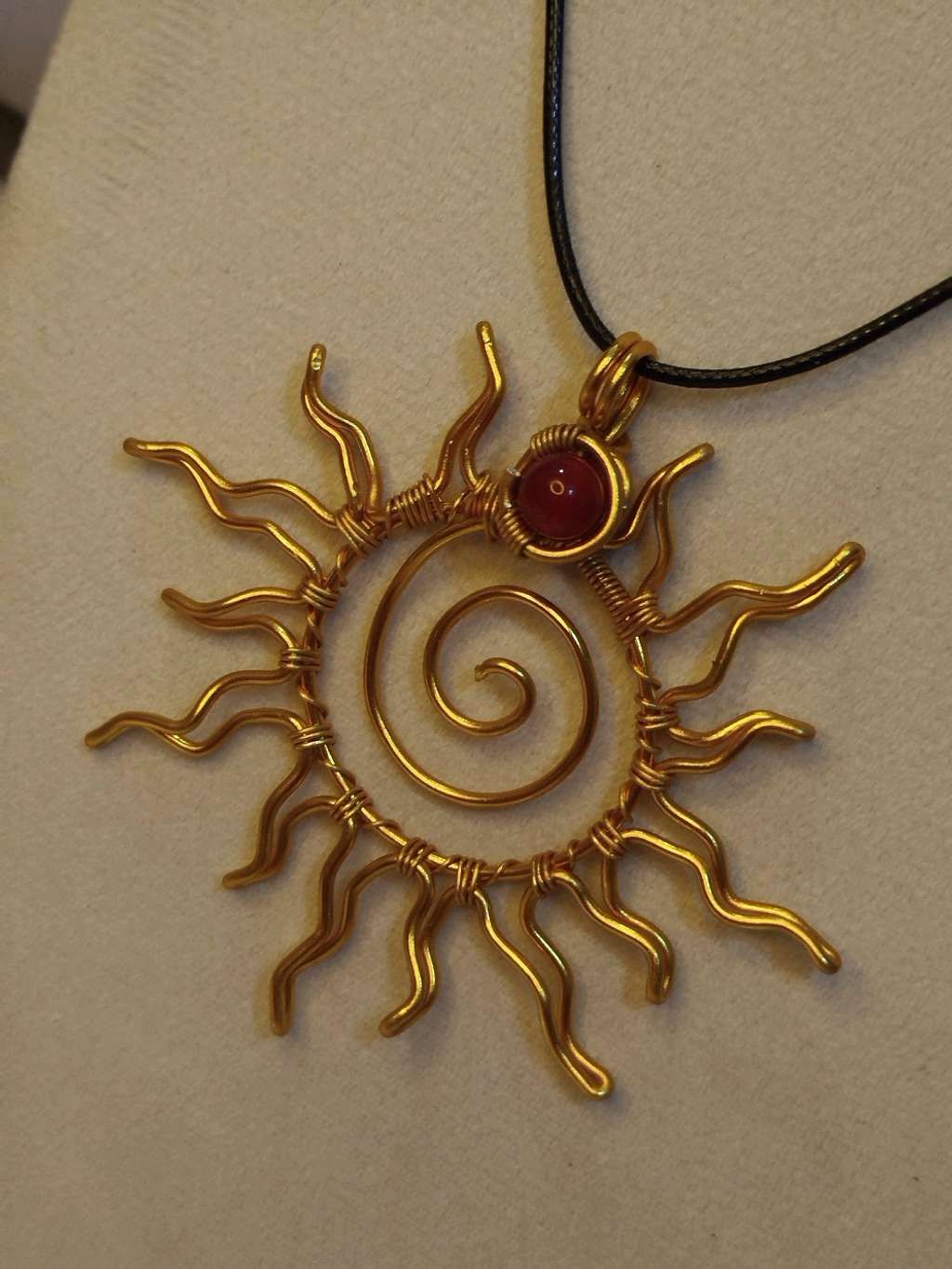 sun necklace