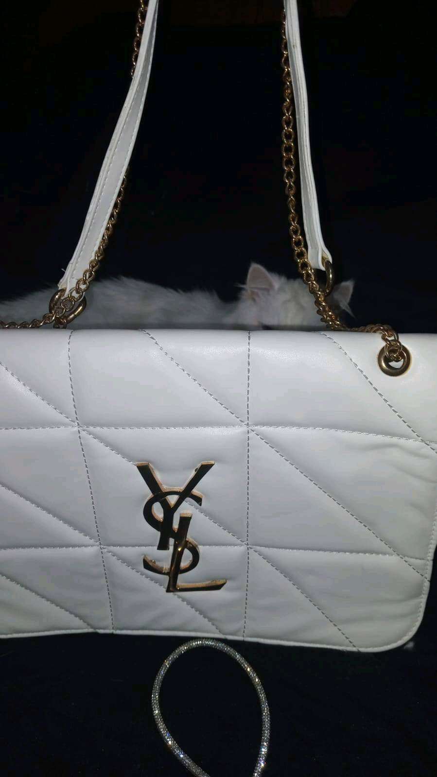 Ysl  white big bag for women