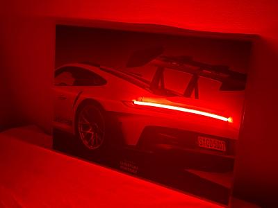 Neon GT3 RS Wall frame