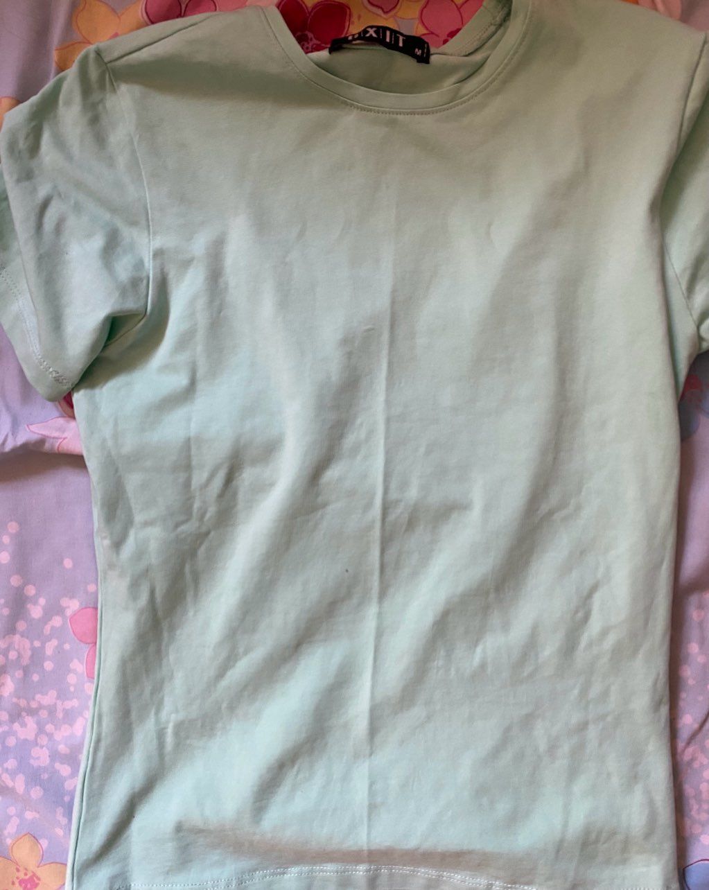 exit mint green top