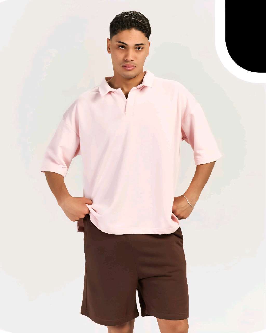 versattire rose basic polo