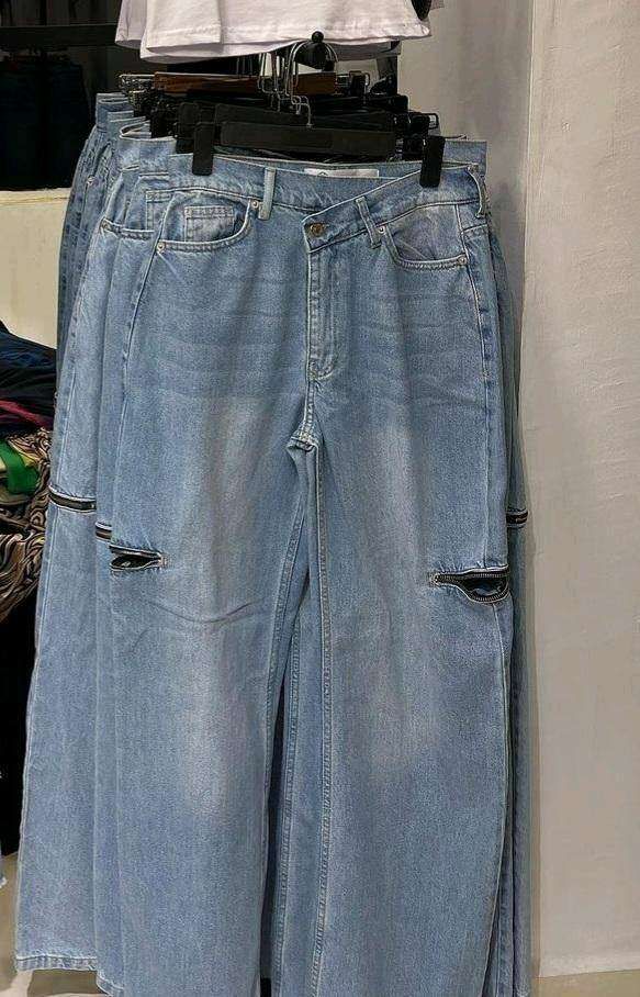 Aligan side-zip jeans