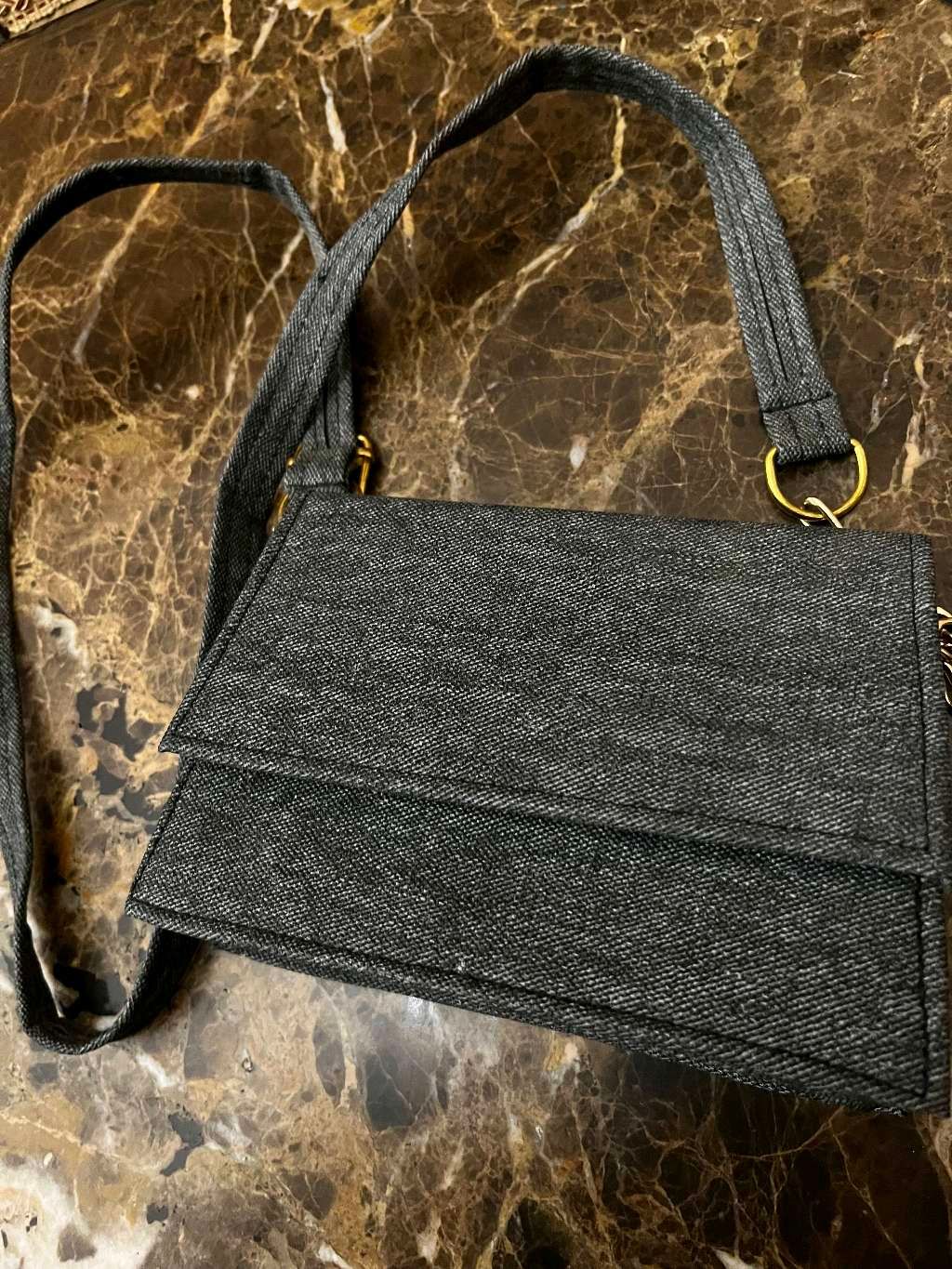 cross denim bag