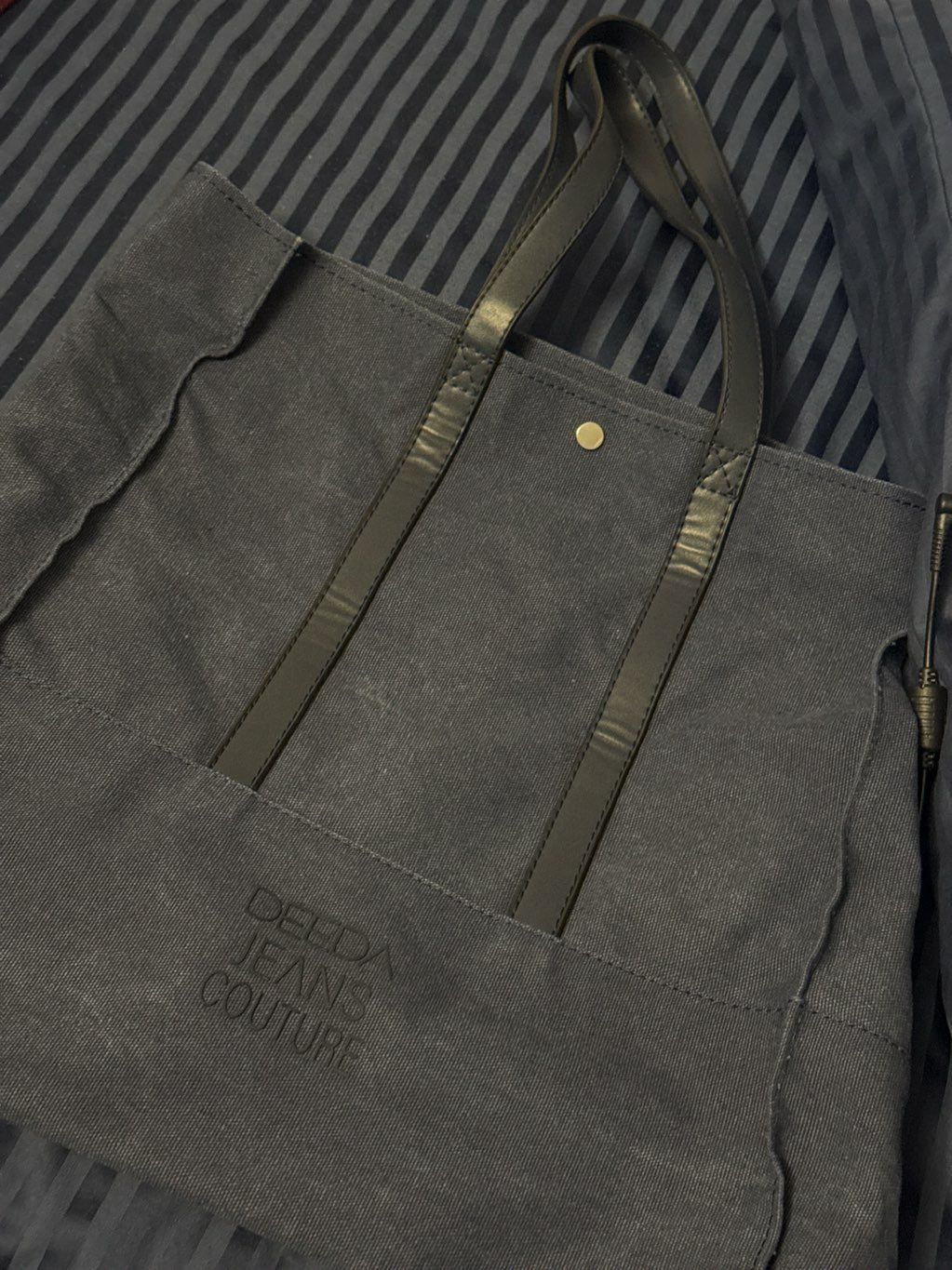 big tote bag nave blue