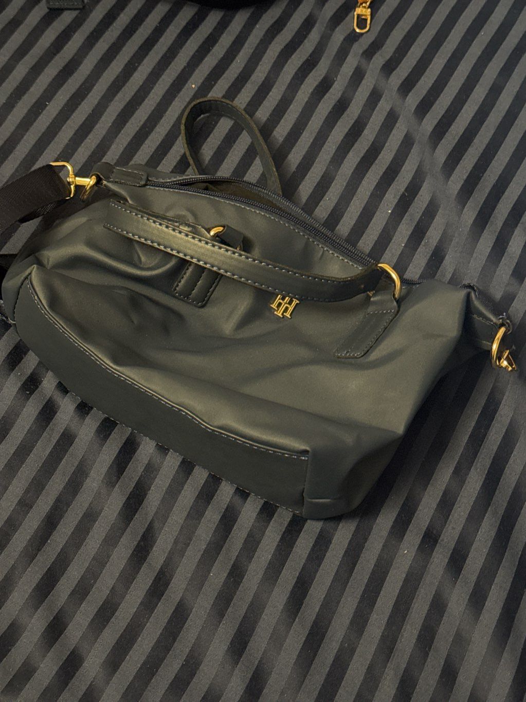 navy blue cross bag