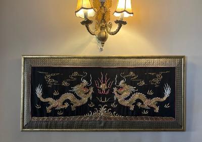 Chinese silk frame