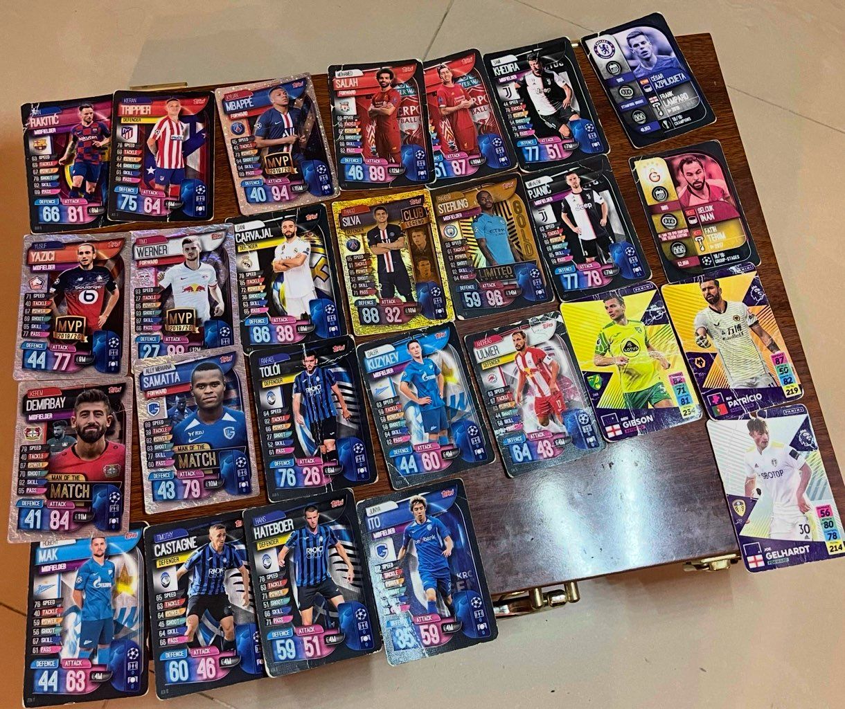Match attax and pl cards