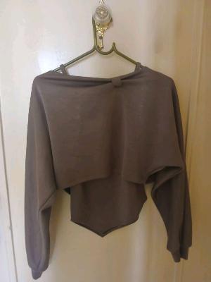 brown two-piece top