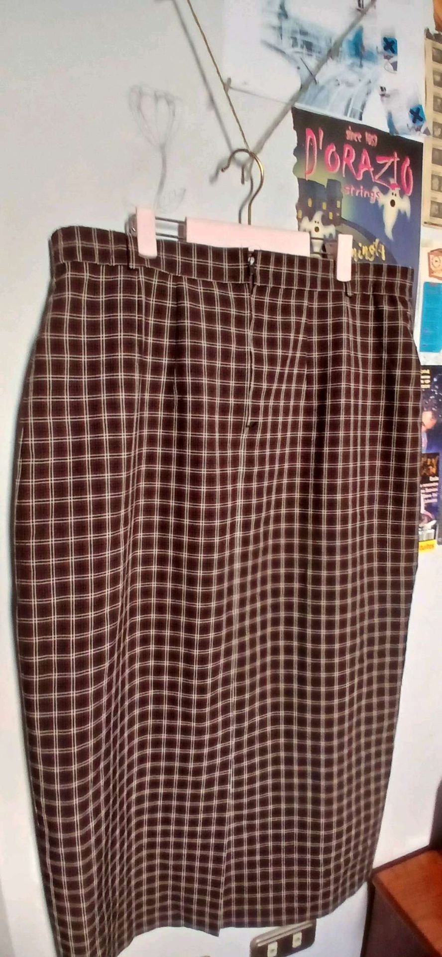 plaid skirt