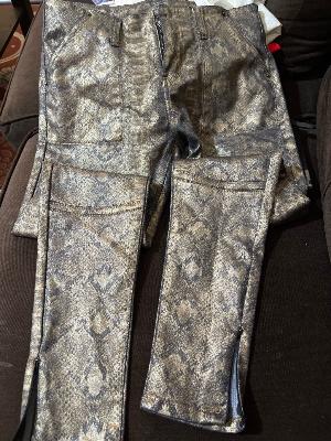 shimmery jeans