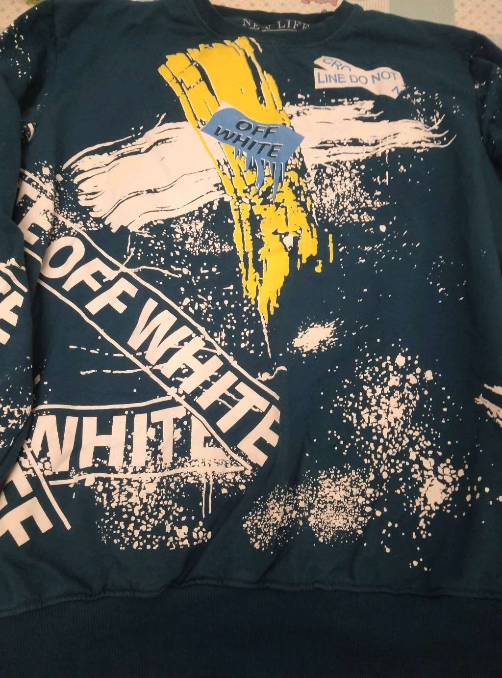 Blue crewneck