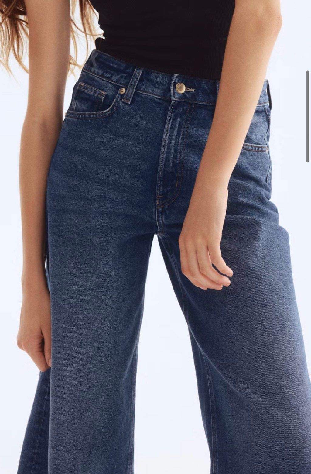 Defacto navy blue denim jeans