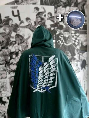 Attack on titan cloak+Levi pin