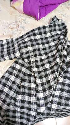 black and white winter jacket