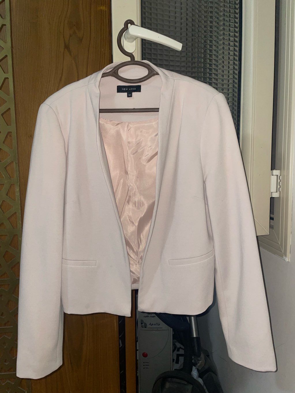 pink jacket