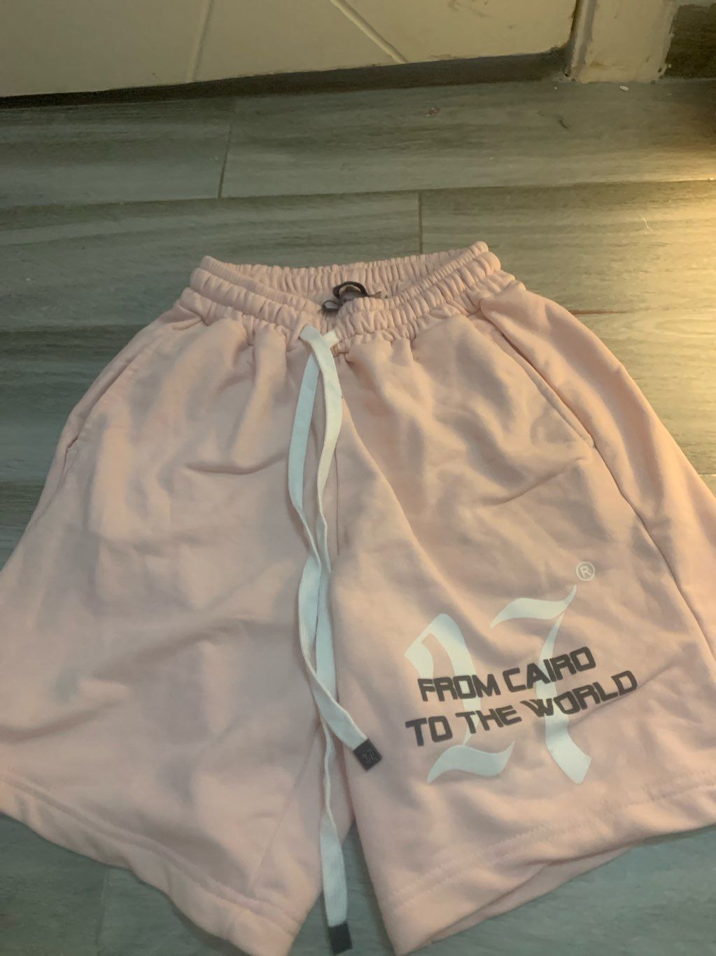Pink 27 shorts