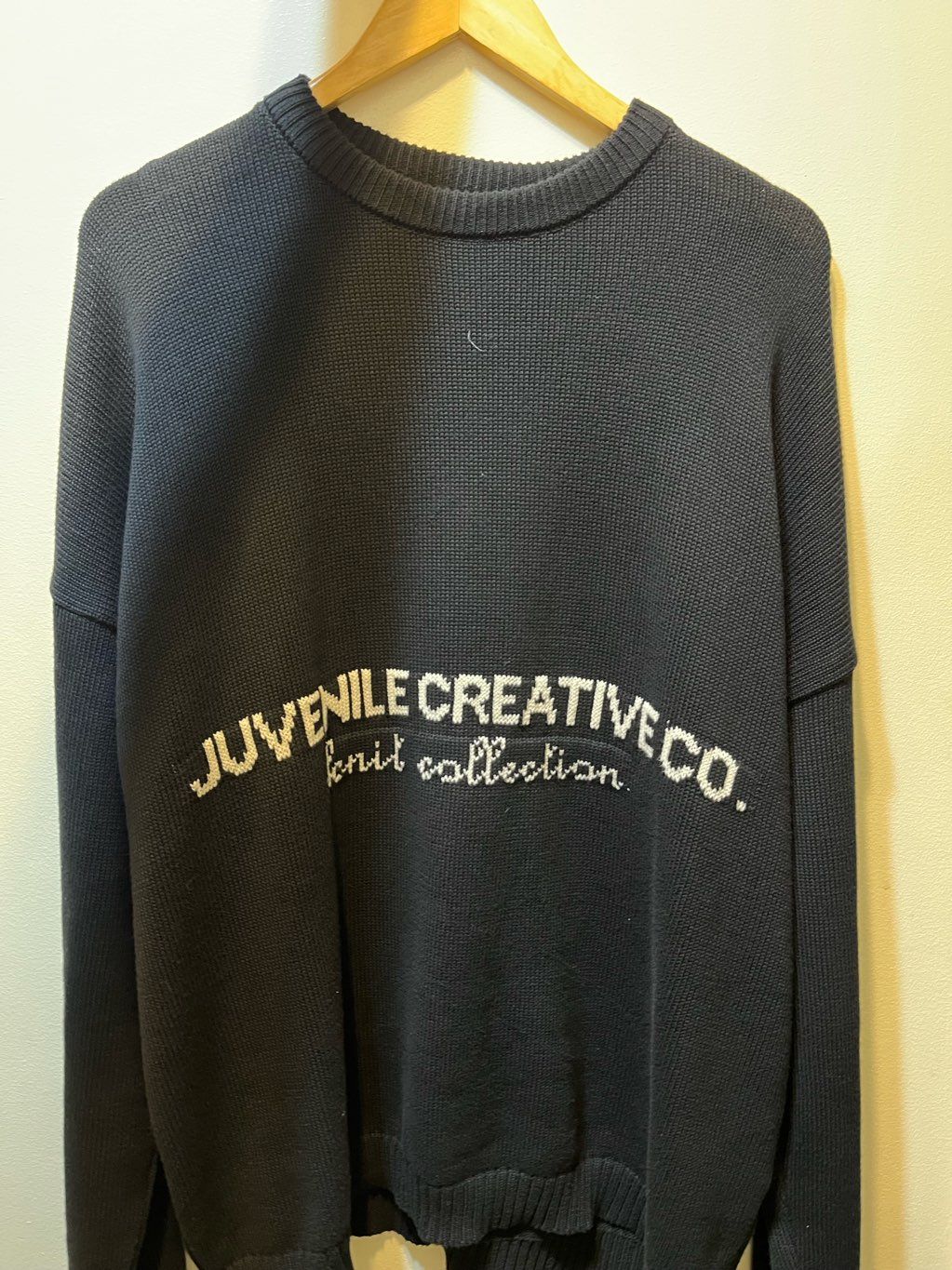 Juvenile knitted sweater