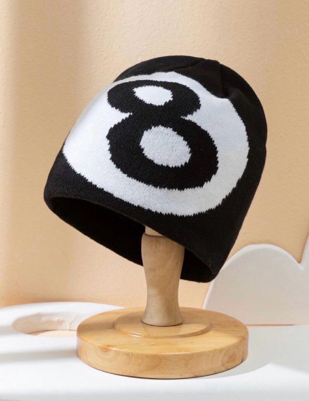 8 ball beanie