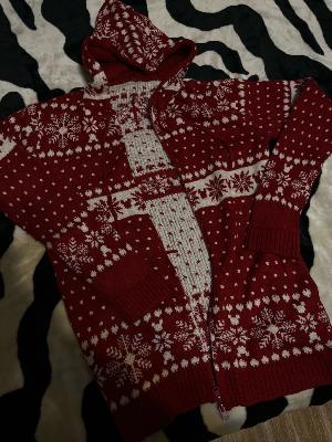 red christmas jacket